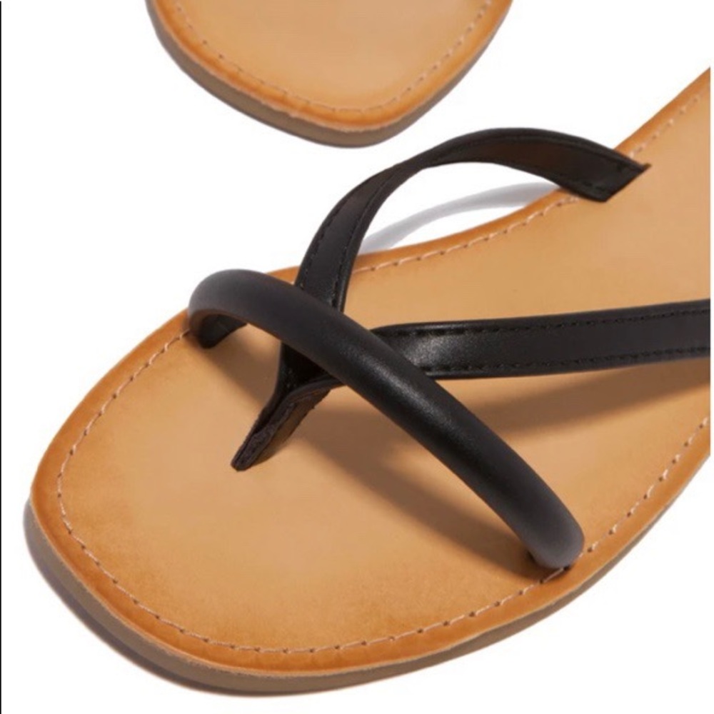Miami vibes slide sandals in black - Picture 3 of 3